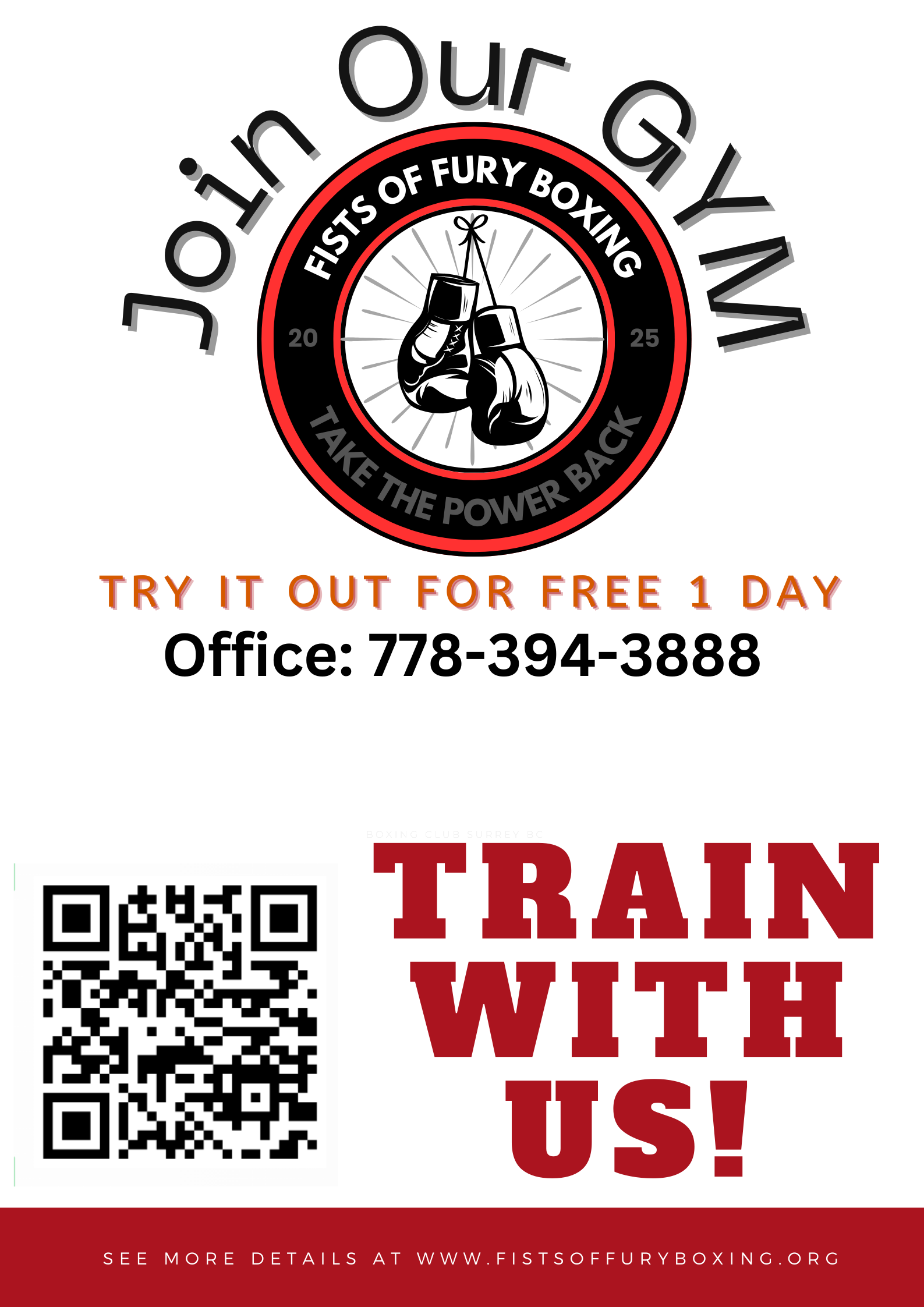 Join fists of fury boxing train with us become a champ