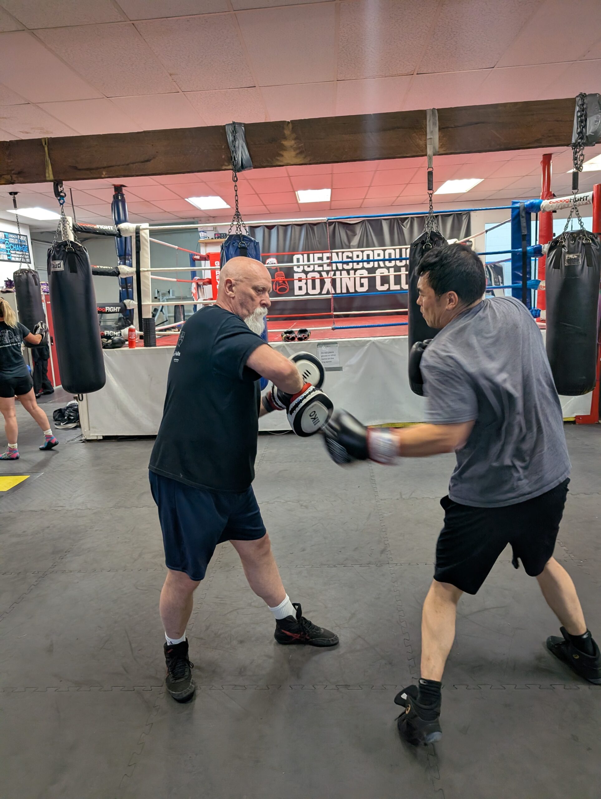 Denis wolf trainer at fists of fury boxing